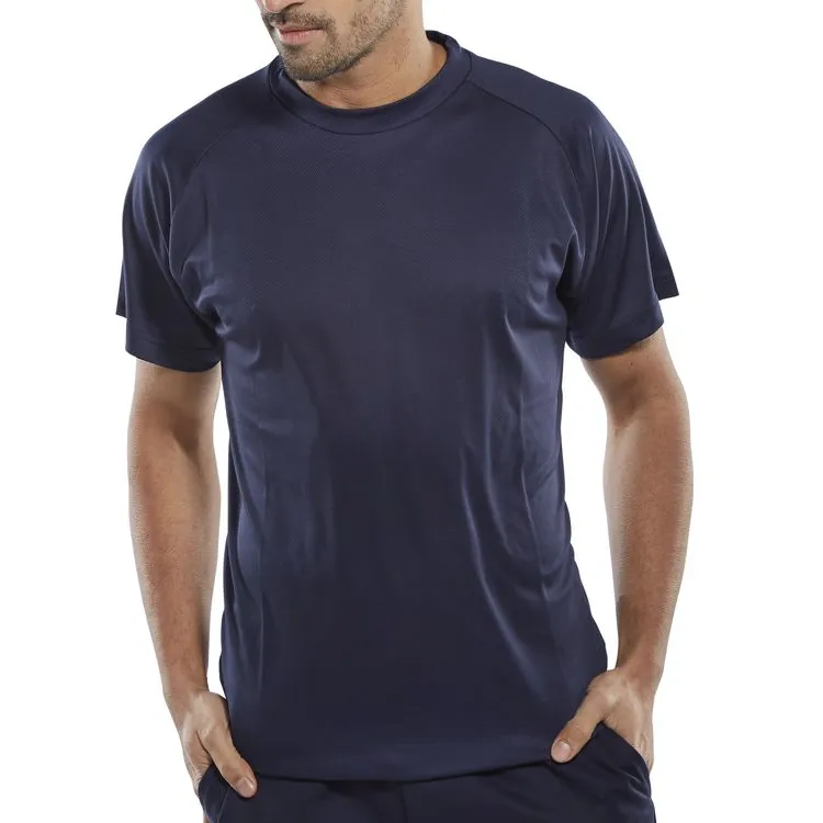 Beeswift B-Cool Lightweight T-Shirt — Navy Blue